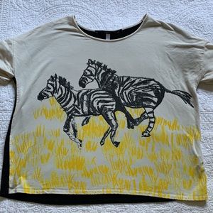 Kensie Zebra Safari T-Shirt